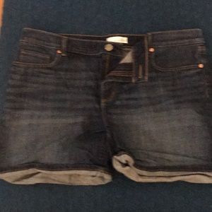 Loft denim bermuda shorts